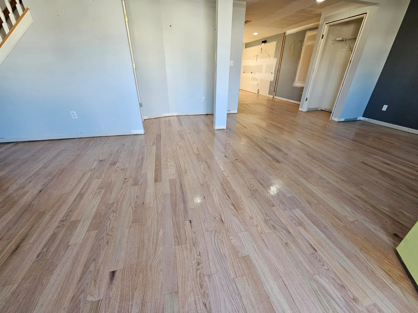 Oak floor finished by Prime Hardwood Floors, photo 5 of 5